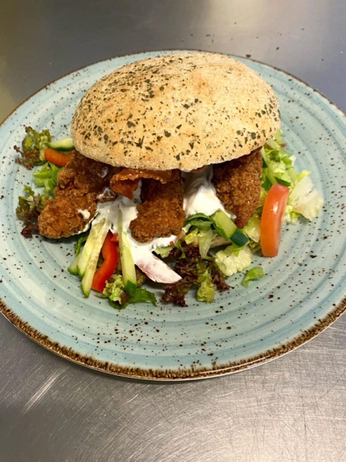 Crispy Kyllinge Burger